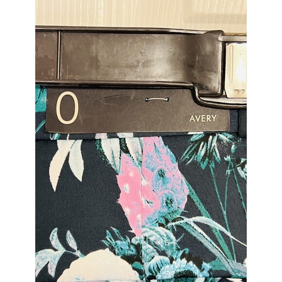 BANANA REPUBLIC Multi Color Floral AVERY Trouser Ankle PANTS Women's Size 0 - Picture 6 of 7